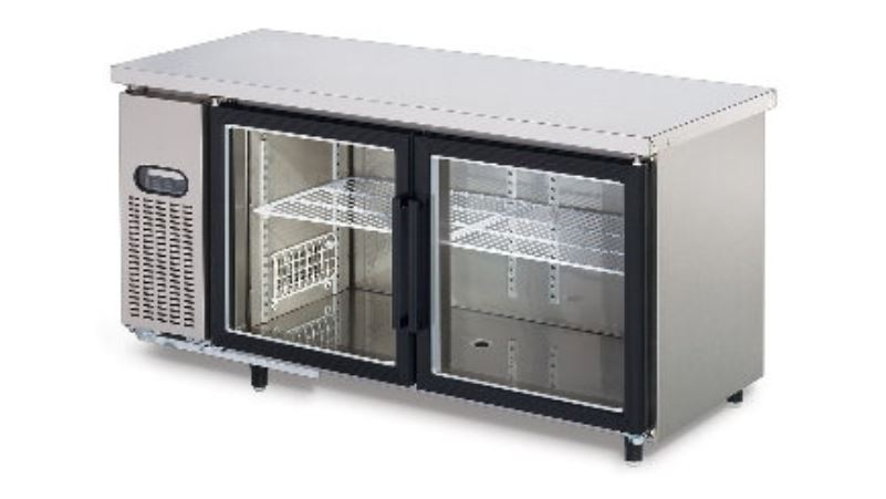 玻璃門工作台冰箱風冷全藏5尺