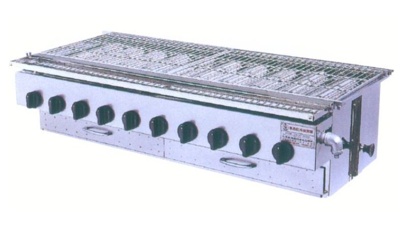 10管下火式紅外線燒烤爐(JS-10)