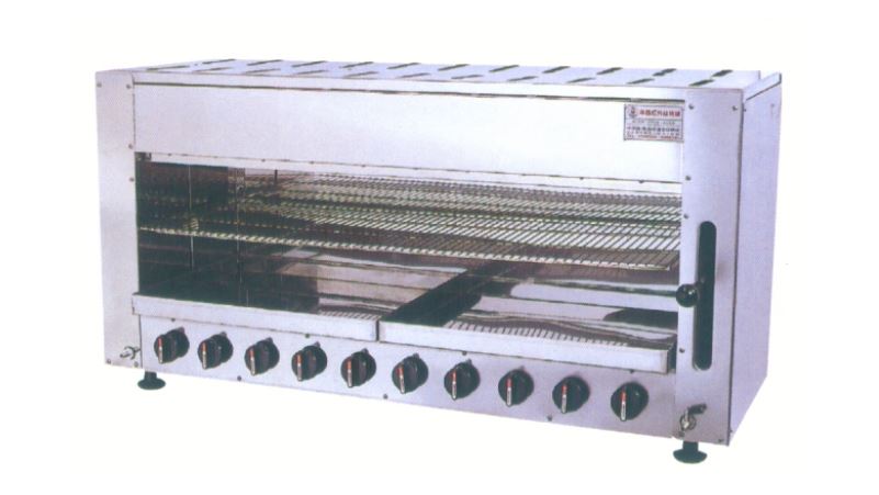 10管頂火式紅外線燒烤爐(JS-10)