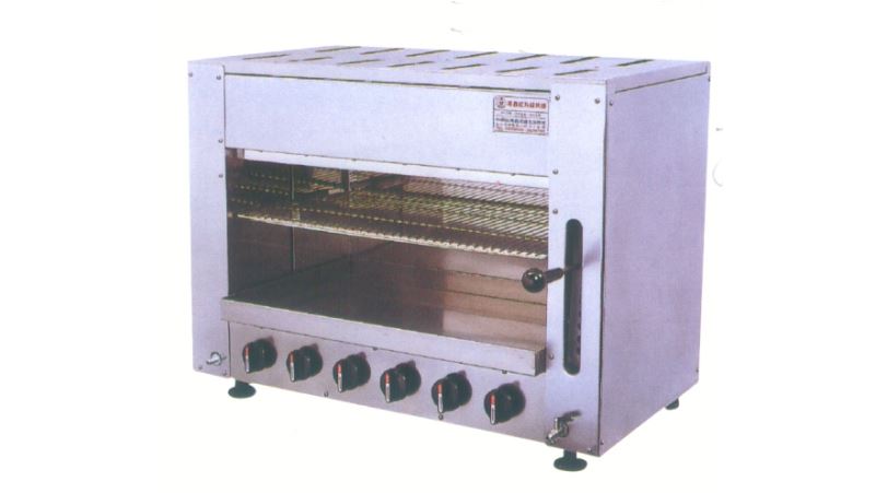 6管頂火式紅外線燒烤爐(JS-6)