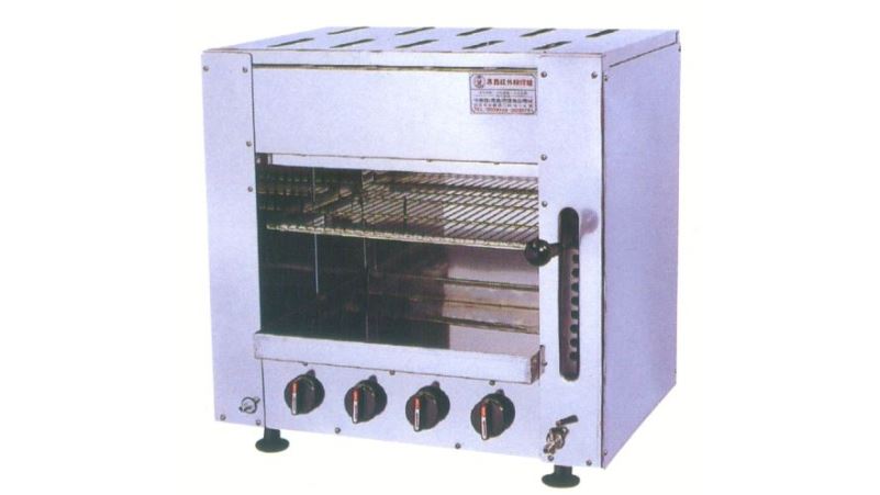 4管頂火式紅外線燒烤爐(JS-4)