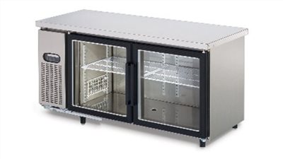 玻璃門工作台冰箱風冷全藏5尺