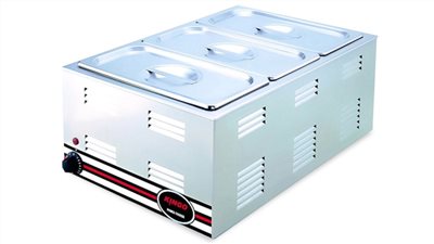 電熱快餐保溫湯爐(方型3格)